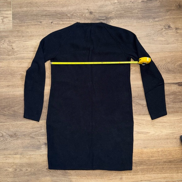 A New Day Black V-Neck Sweater Dress Size M - Picture 2 of 5